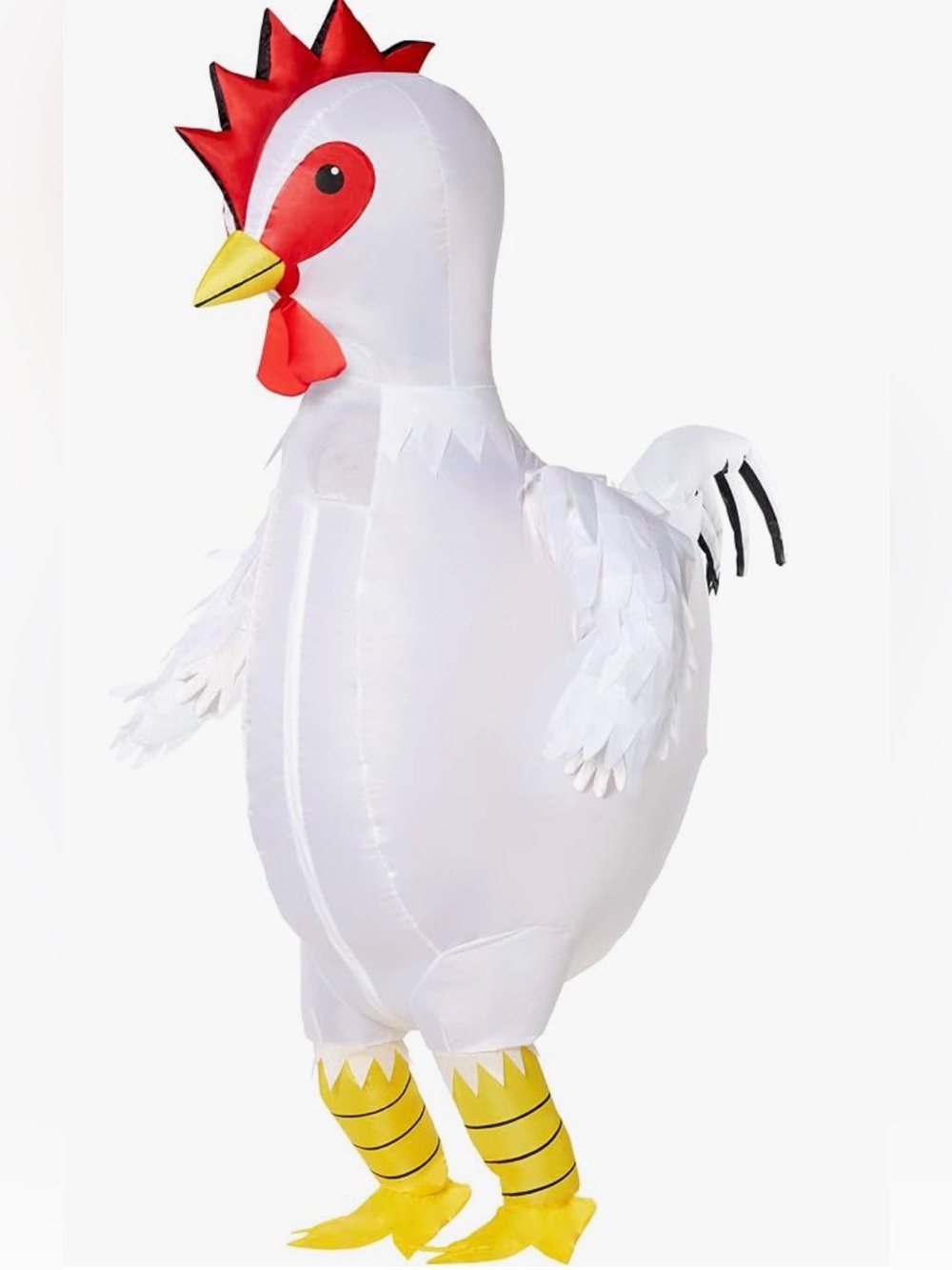 Spirit Halloween Adult and Kids - Chicken Inflatable Costume inflates 7 ft tall